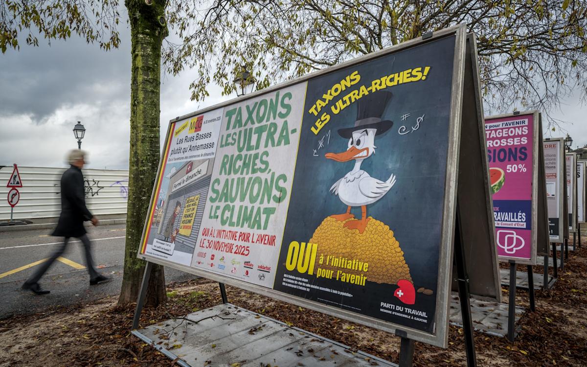 Switzerland rejects 50pc wealth tax over fears of millionaire exodus